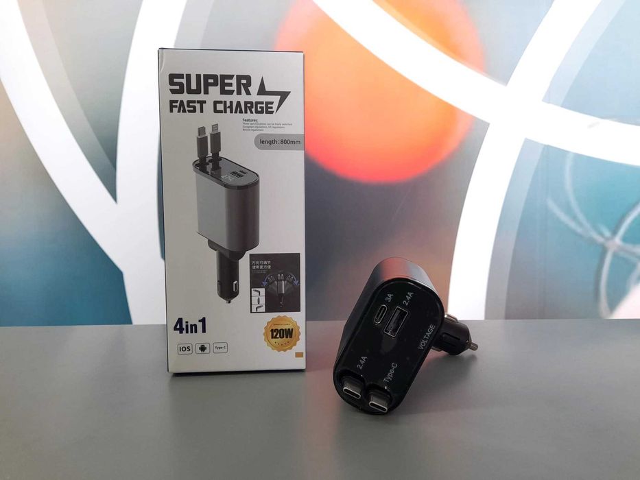 Carregador Rápido para Carro