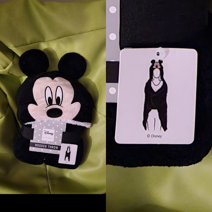 Almofada / Manta polar Disney : Mickey Mouse e Minnie Mouse - Natal