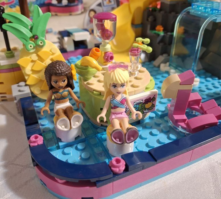 Klocki lego friends 41374 impreza Andrei na basenie