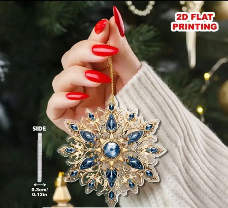 Акрилові сніжинок прикраси для ялинки