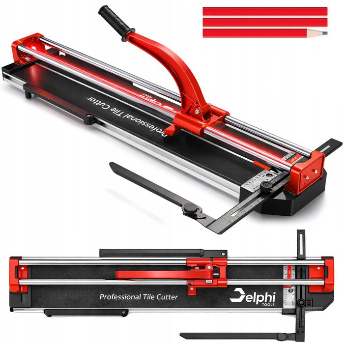 Przecinarka do płytek ręczna 80 cm z laserem do gresu i glazury