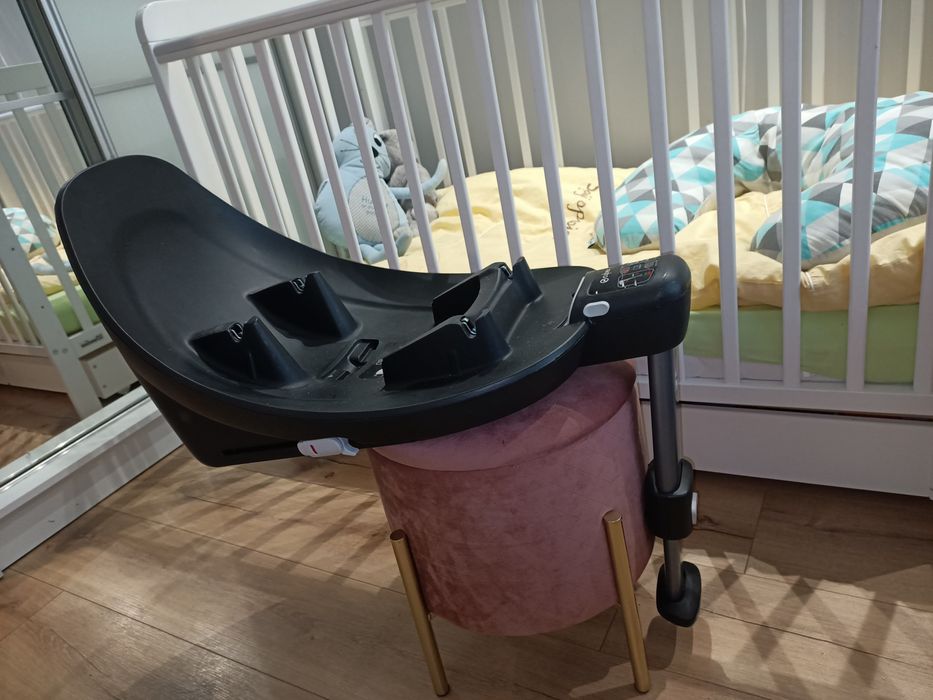 ZESTAW Łóżeczko Woodies + Fotelik z bazą Cybex Aton M I-Size + gratis