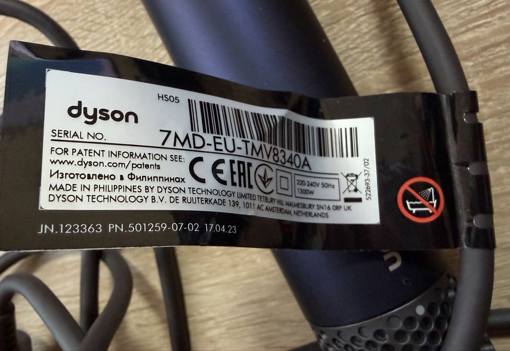 Dyson Airwrap HS05 Complete Long Volumise Prussian Blue/Rich Copper.
