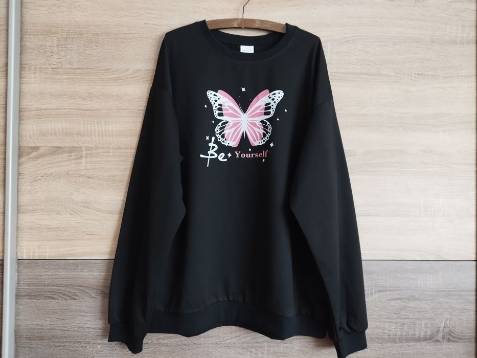 Bluza damska z motylem L-XL