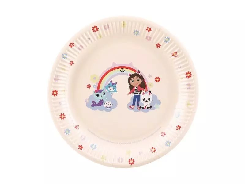 Talerzyki Koci Domek Gabi 23Cm 6Szt. Nowy Produkt