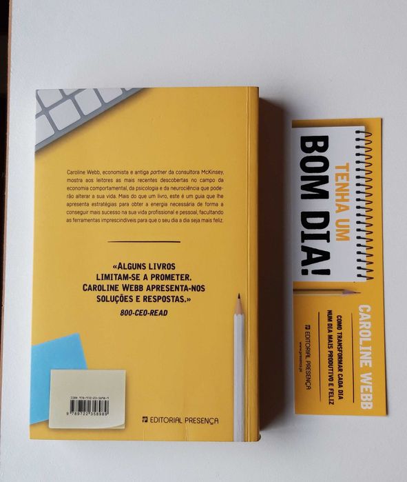 Livro "Tenha um bom dia" de Caroline Webb