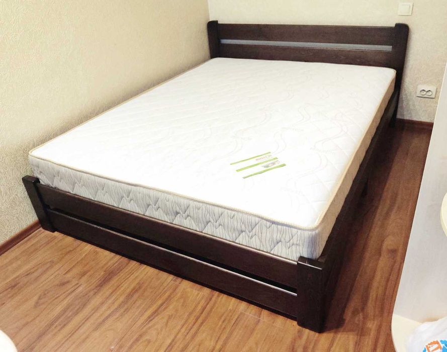 Кровать деревянная Рич 180х200 двуспальная/кровать из дерева усиленная