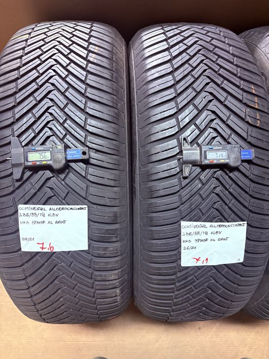 4x 235/55R19 105V CONTINENTAL ALLSEASON CONTACT opony wielosezon M+S 3PMSF XL RANT