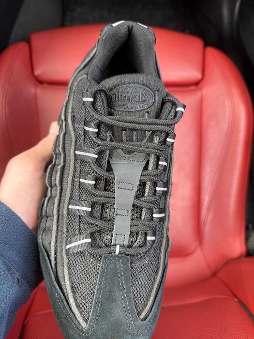 (ОПЛАТА ПІСЛЯ ОГЛЯДУ)Nike air max 95 x CDG Black Найк аір макс 95
