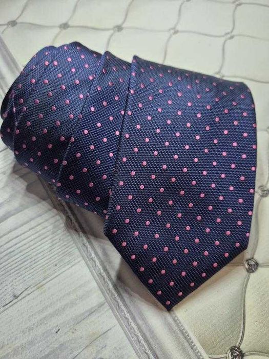 Стильна шовкова краватка / галстук cafe coton