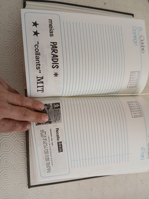 Agenda do Pão de Açúcar de 1974