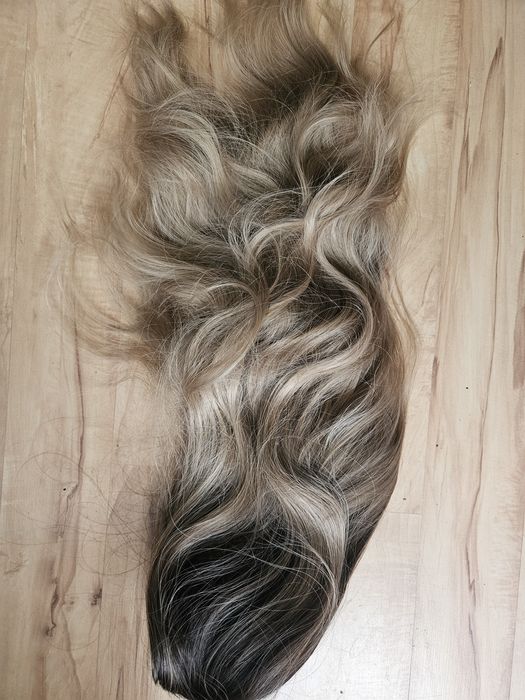 Peruka damska długa blond