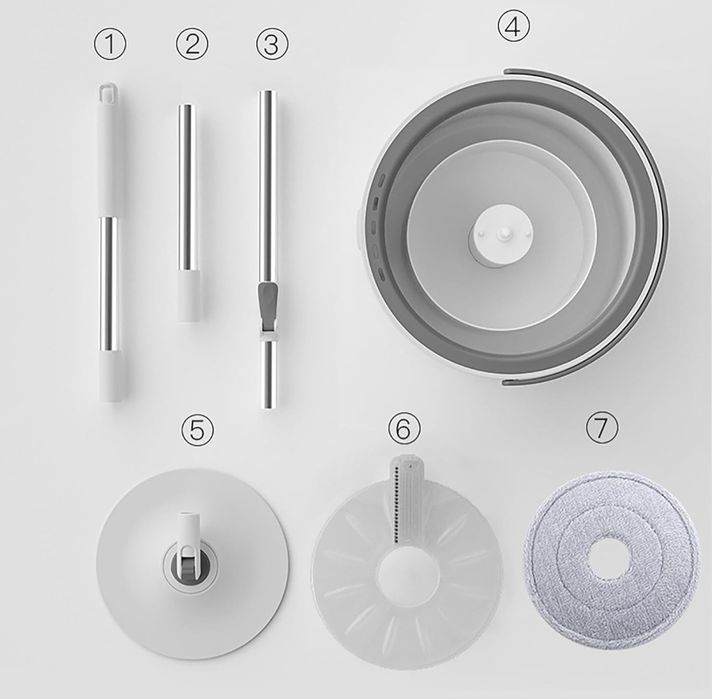 Vesone Mop obrotowy i wiadro 360 stopni