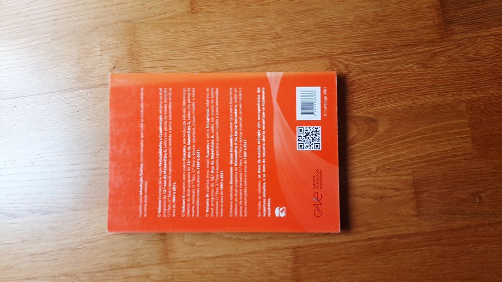 Livros Preparação para Exame Matemática A