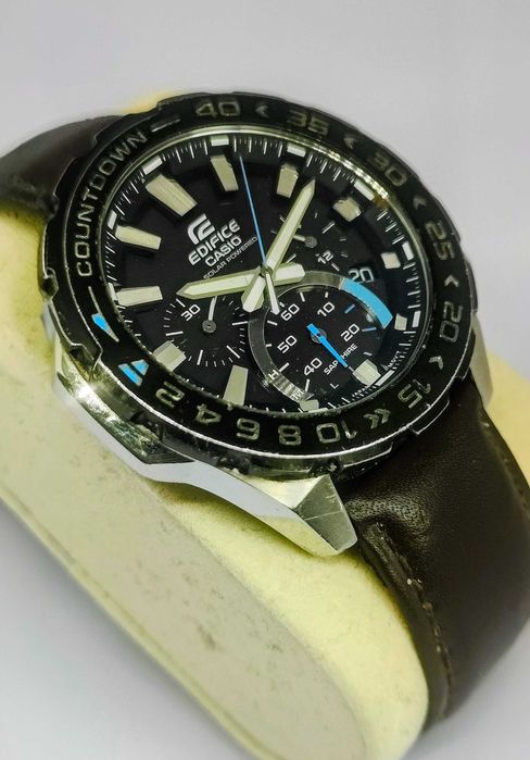 Casio Edifice Solar 10 BAR | Sapphire | Chronograph | 47mm