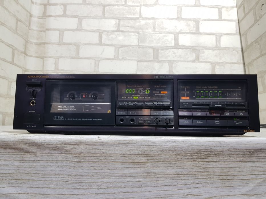3 HEAD! Стерео касетна дека ONKYO TA-2360,  б/у з Німеччини