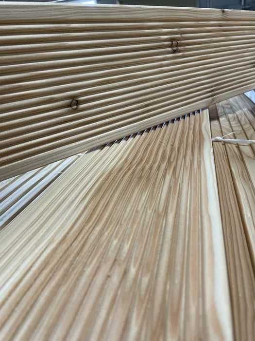 Deski tarasowe modrzew ryflowana i gładka