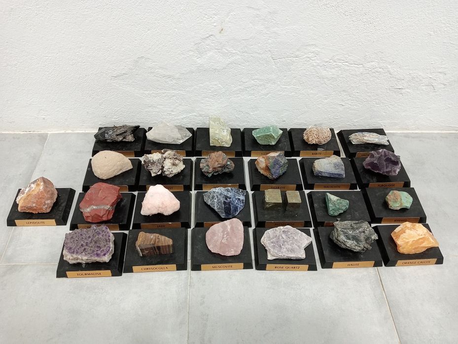 Coleção de Pedras e Minerais