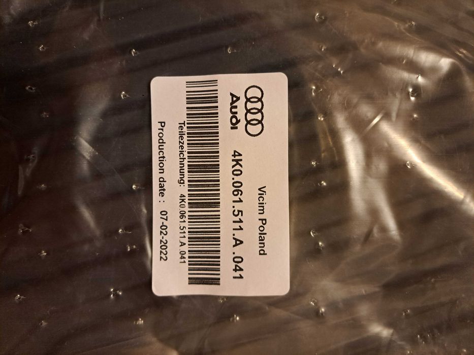 Dywaniki gumowe Audi A6 – oryginalne, nowe