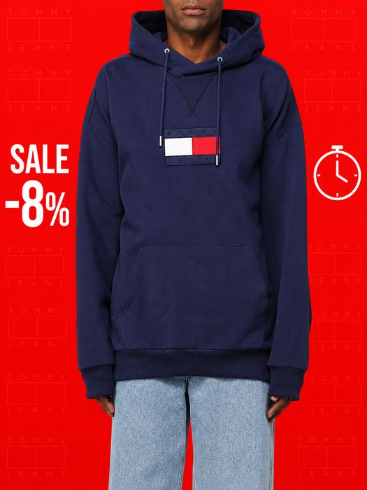 Остання! Розмір M - Худі Tommy Hilfiger Essential Hoodie (синє)