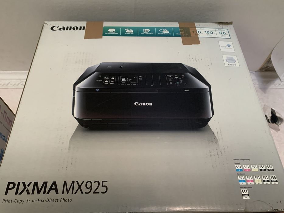 Принтер Canon PIXMA MX925 на запчастини та кортриджі