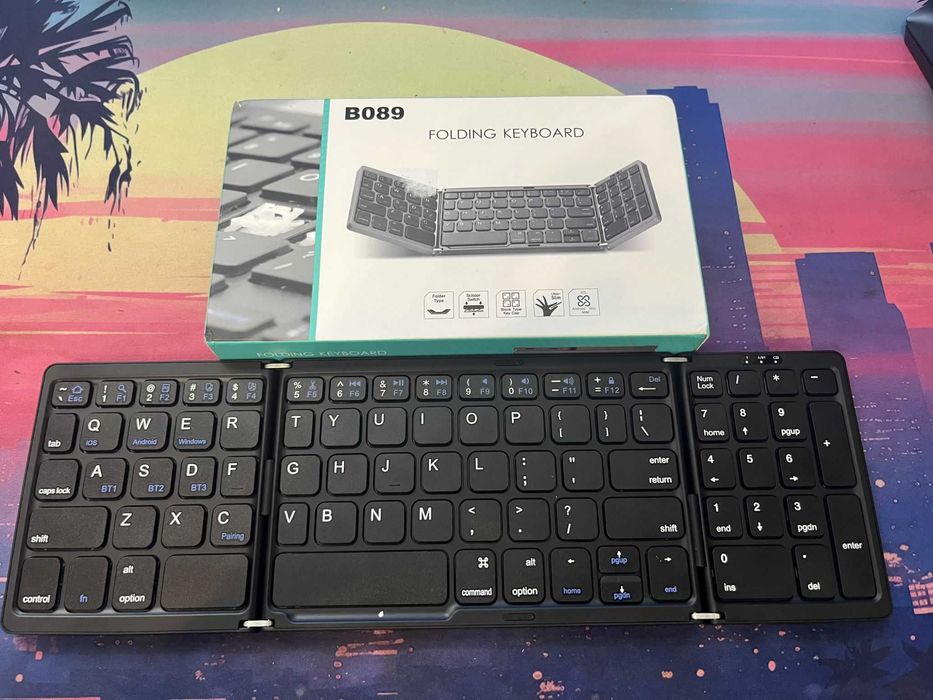 Продам складную блютуз клавиатуру B089