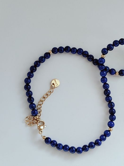 Naszyjnik wisiorek lapis lazuli naturalny kamień