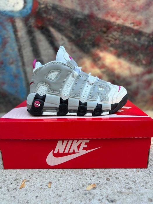 !SALE! Nike Air More Uptempo White/Grey/Black 36 37 38 39 40 41 найк