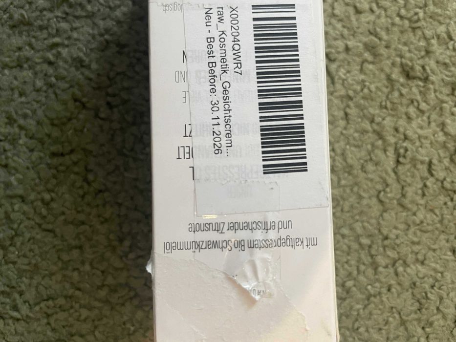 raw Kosmetik, Regenerujący czarny kminek krem do twarzy 50ml 1710