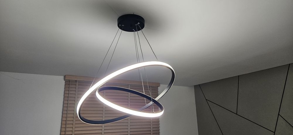 Lampa sufitowa led okręgi