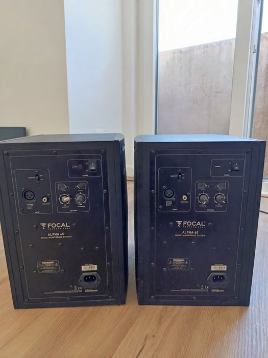 Focal Alpha 65 studio monitor active speakers