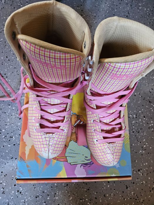 Wrotki Impala Squad Skate Pink Tartan 38