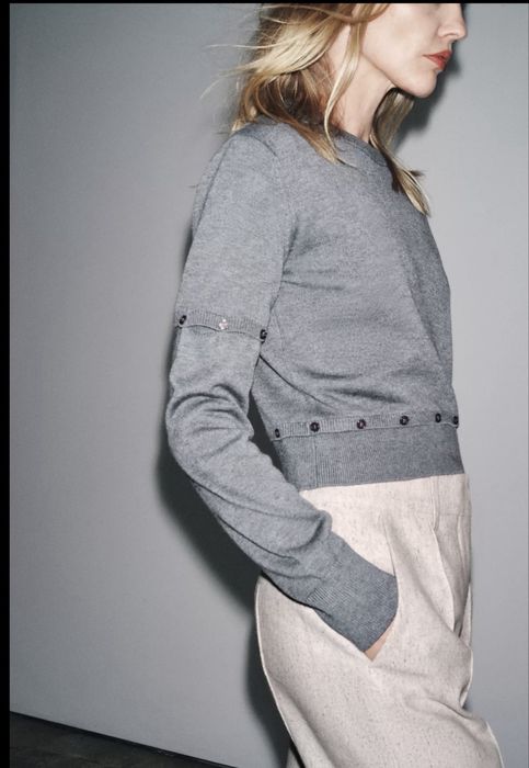 Лонг реглан кофта zara s m трансформер