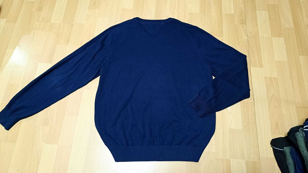 Męski klasyczny sweter TOMMY HILFIGER r.XL stan bardzo dobry