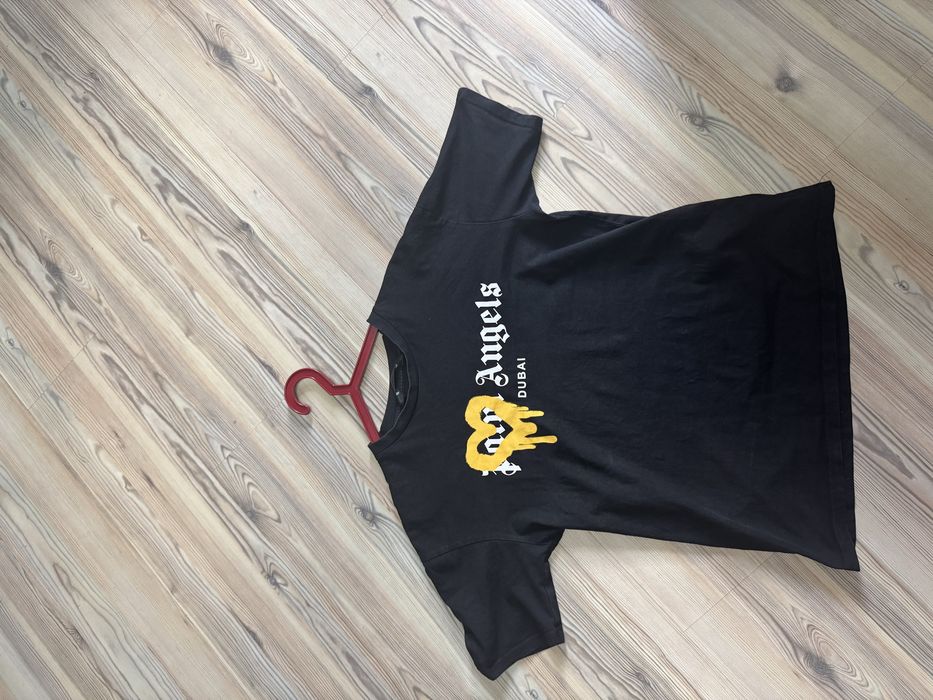 Palm Angels Dubai Sprayed Heart Logo