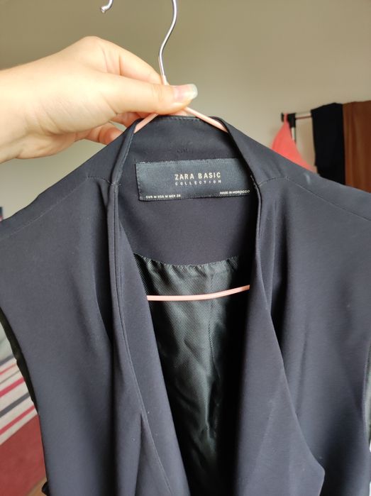 Класична подовжена жилетка Zara