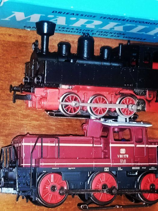 Lote de 3 locomotivas Märklin H0 1:87 HO 1/87