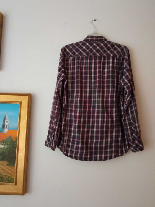Koszula w kratę z długim rękawem jesienna drwal casual Reserved S M