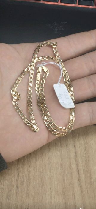 Łańcuszek złoty 14k  585 pancerka