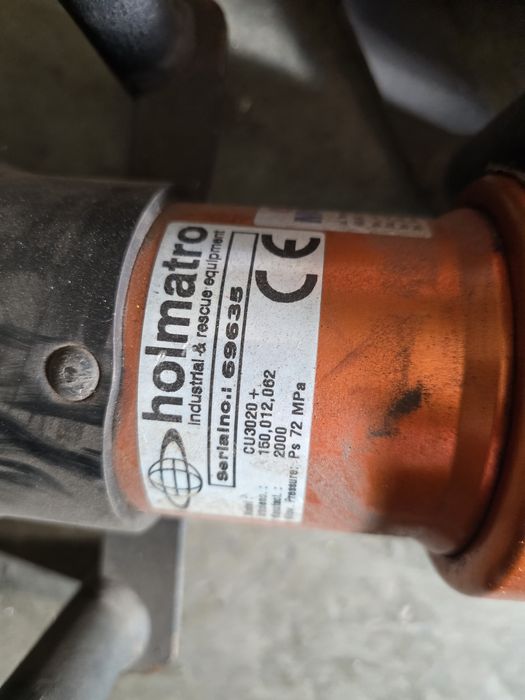 Holmatro, establishment hydrauliczny pompa rozpierak nożyce