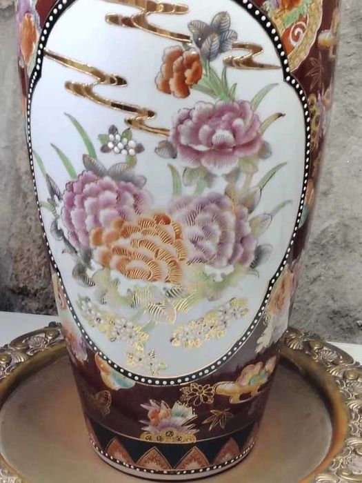 Jarrão Decorativo Estilo Oriental