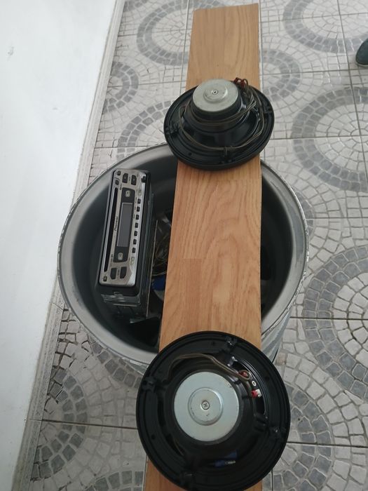 Rádio pioneer + par de  colunas