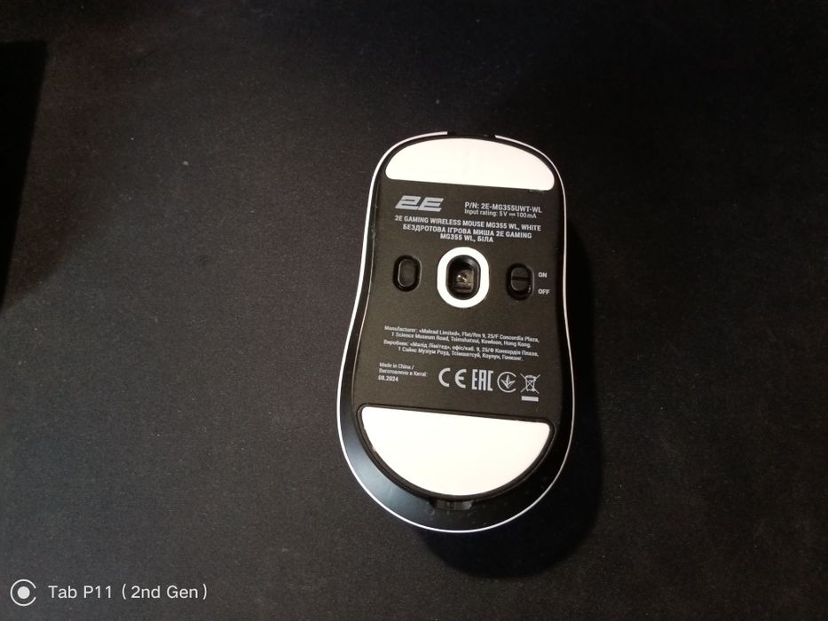 Миша 2E Gaming MG355 WL Wireless/USB White