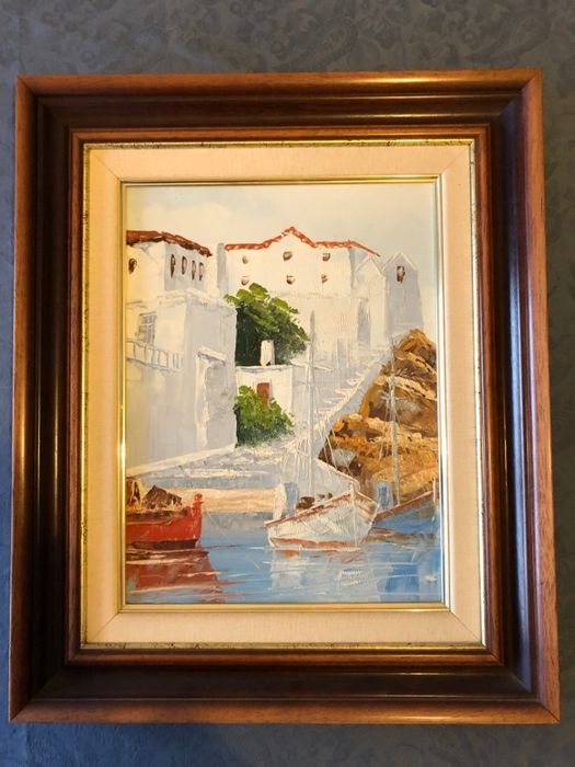 2 Framed Canvas Paintings