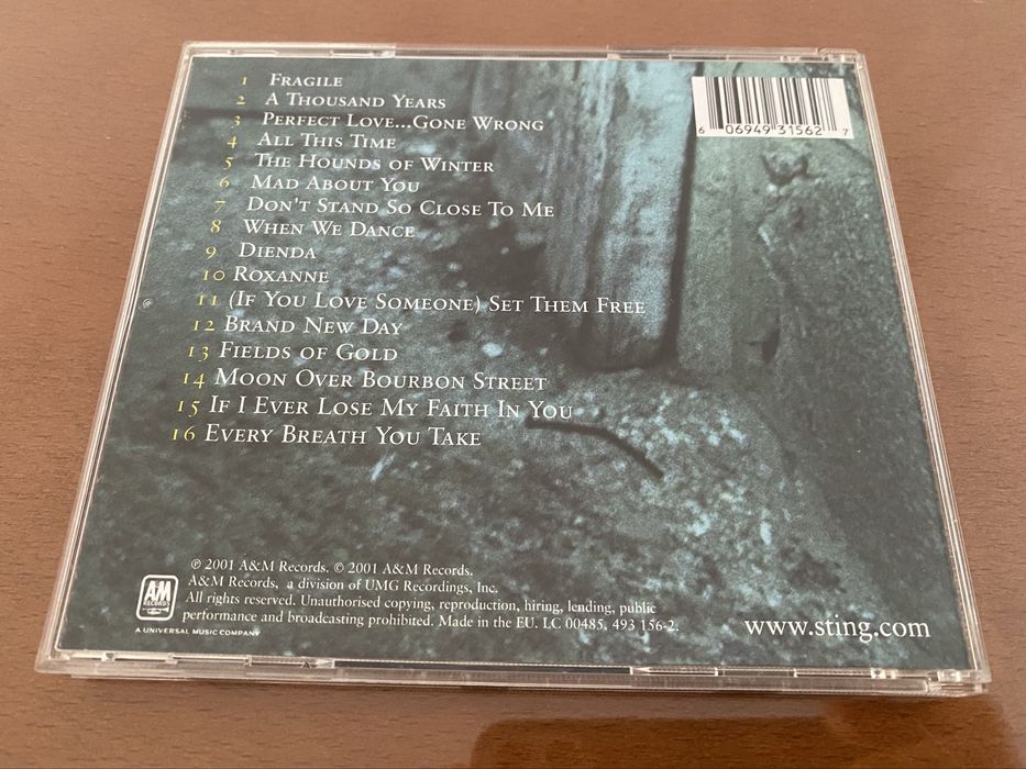 CD - Sting - "All this time" - Como novo