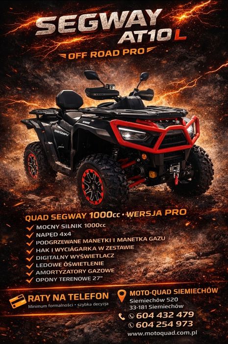 Segway AT10 1000cc EPS *Raty*Dostawa*