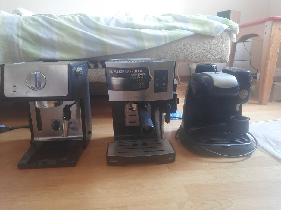 Набор 3 кофемашин: Ecotec ccino 20 01506, DeLonghi EC 9 и ECP 35.31
