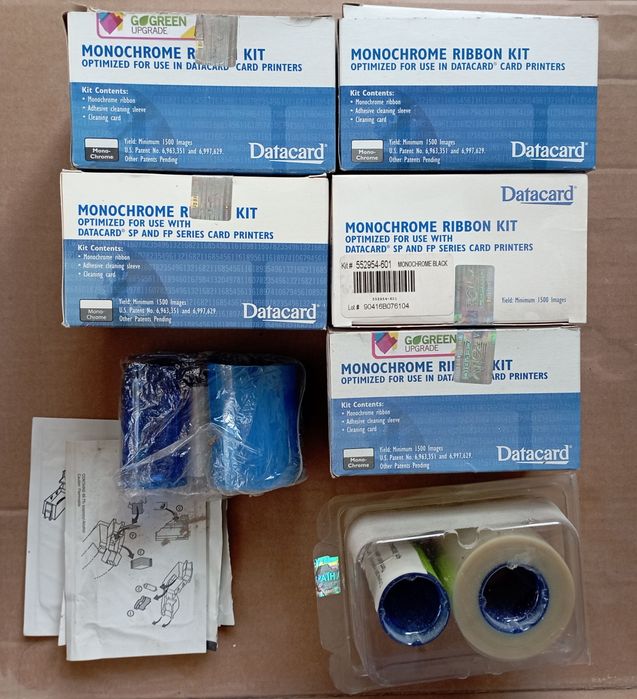 Datacard monochrome ribbon kit