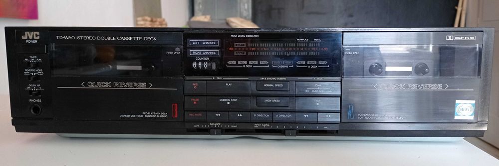 Magnetofon JVC td-w60 dwukasetowy - rzadki