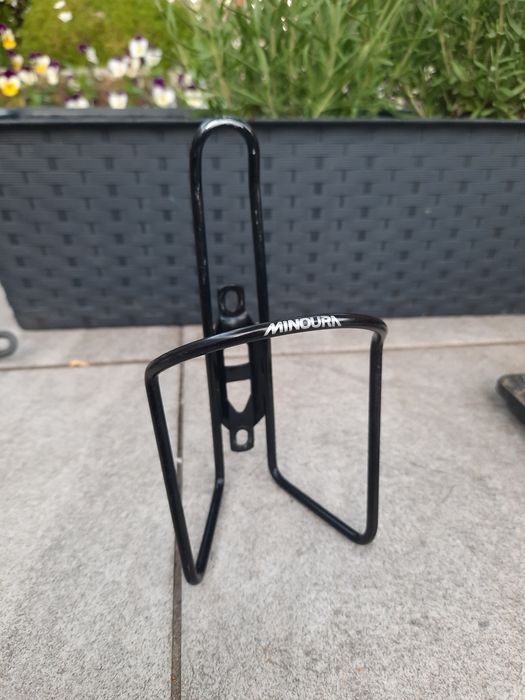 koszyk na bidon aluminiowy MINOURA retro rowerowy 0525